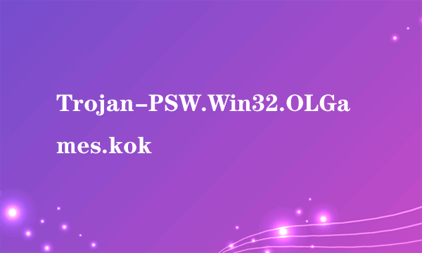 Trojan-PSW.Win32.OLGames.kok