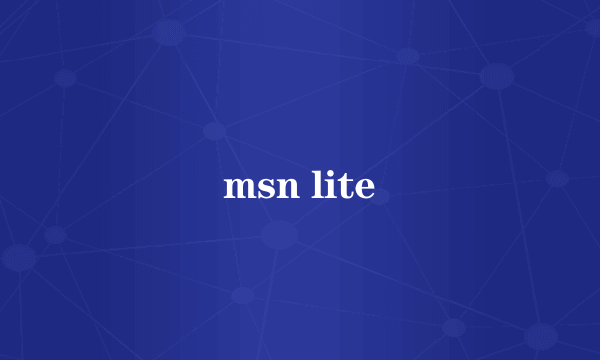 msn lite