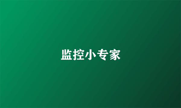 监控小专家