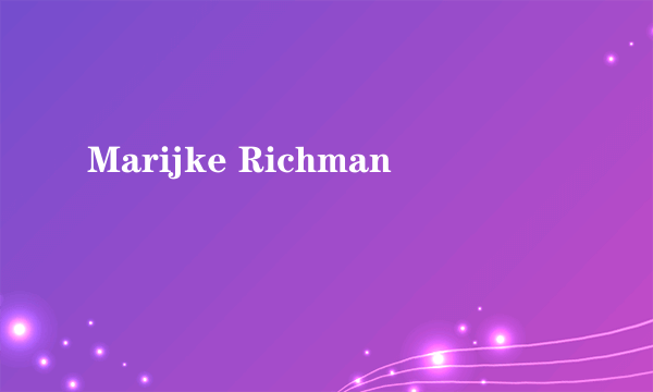 Marijke Richman