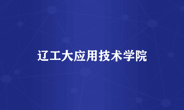 辽工大应用技术学院