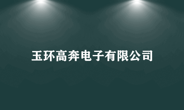 玉环高奔电子有限公司