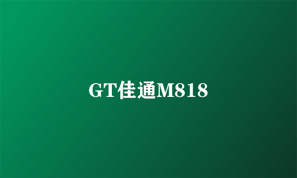 GT佳通M818