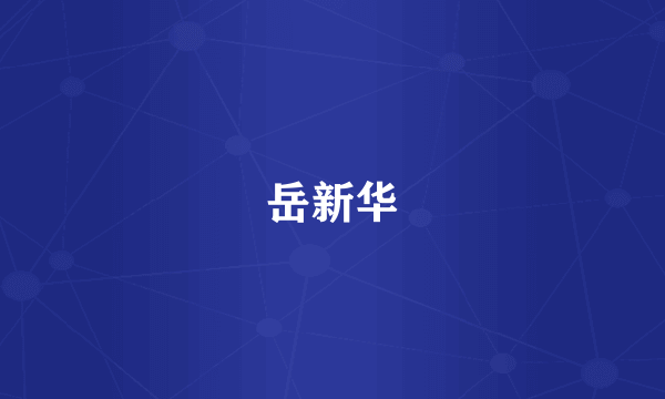 岳新华