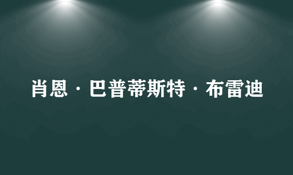 肖恩·巴普蒂斯特·布雷迪