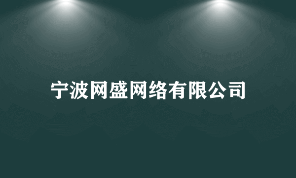 宁波网盛网络有限公司
