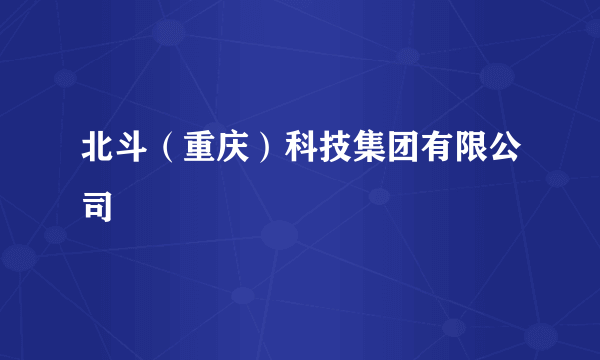 北斗（重庆）科技集团有限公司