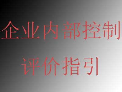 企业内部控制评价指引