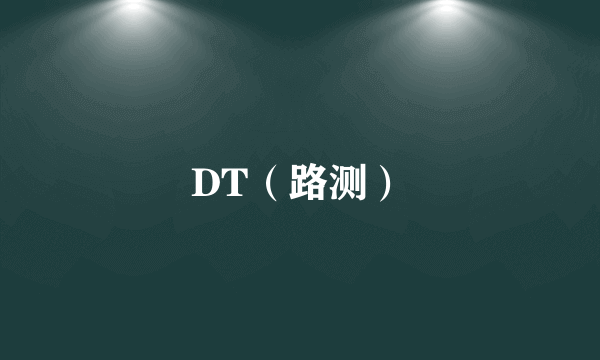 DT（路测）