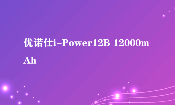 优诺仕i-Power12B 12000mAh