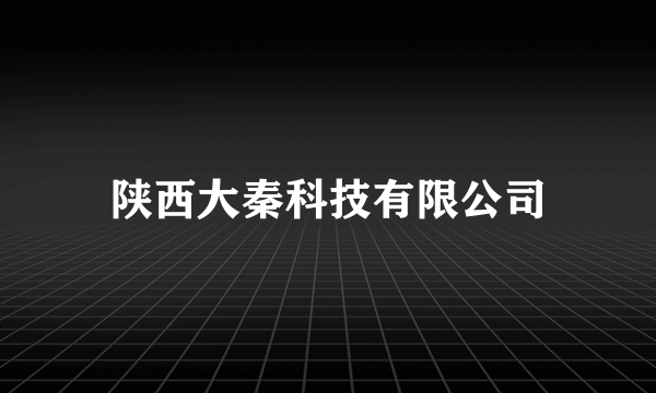 陕西大秦科技有限公司