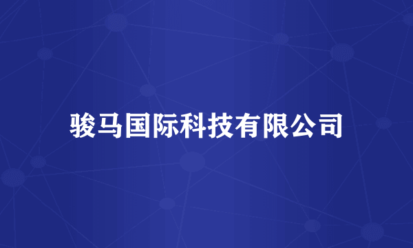骏马国际科技有限公司
