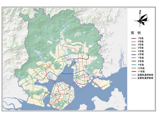 厦门市城市轨道交通线网规划（2020-2035年）