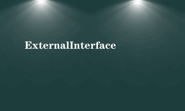 ExternalInterface