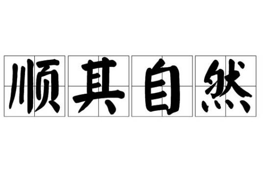 顺其自然（成语）