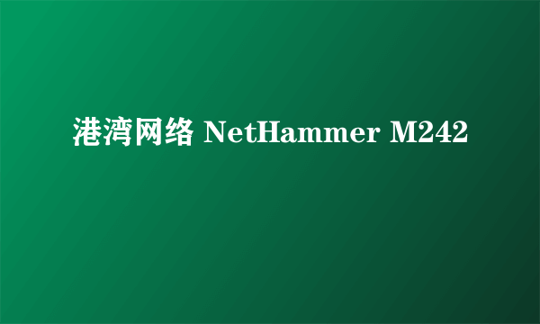 港湾网络 NetHammer M242