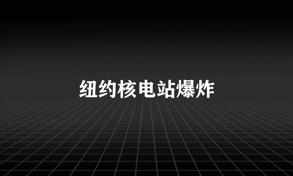 纽约核电站爆炸