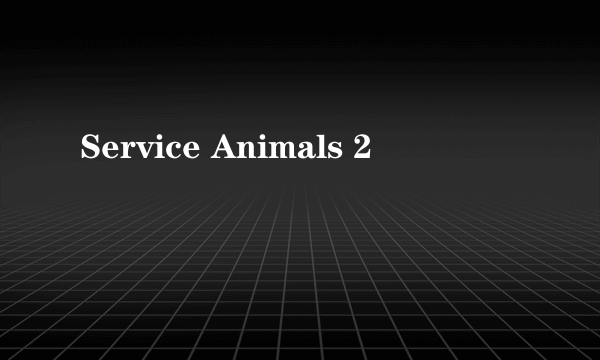 Service Animals 2