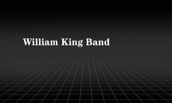 William King Band