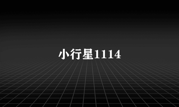小行星1114