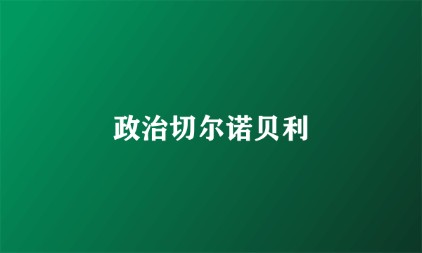政治切尔诺贝利