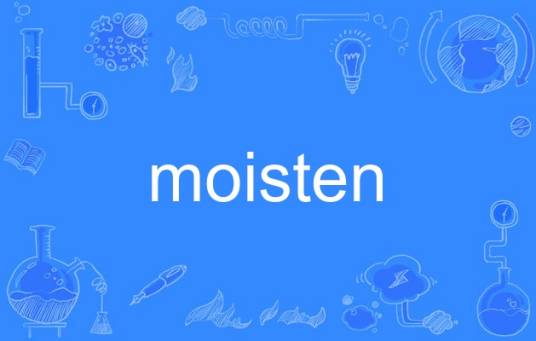 moisten