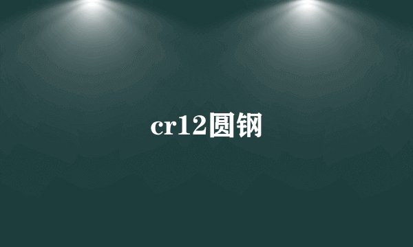 cr12圆钢