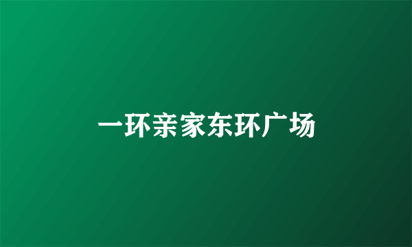 一环亲家东环广场