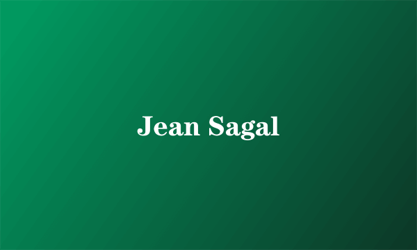 Jean Sagal