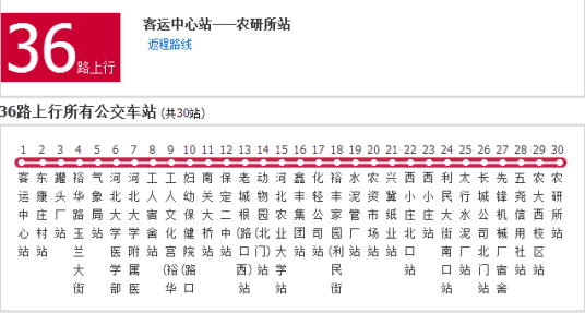 保定公交36路