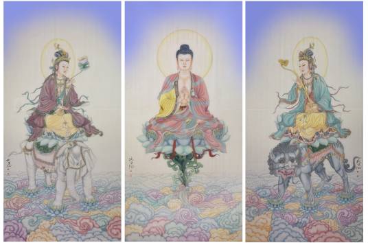 释迦三尊