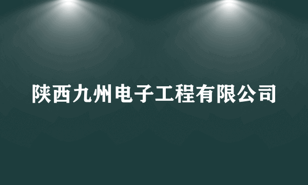 陕西九州电子工程有限公司