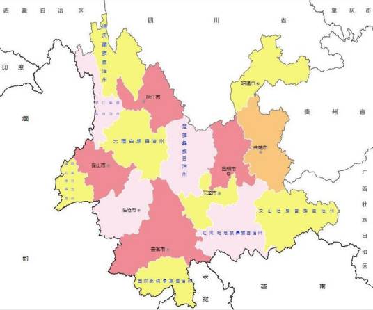 云南省（中国西南地区省级行政区）