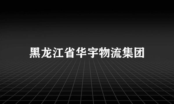 黑龙江省华宇物流集团