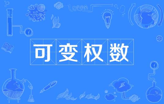 可变权数