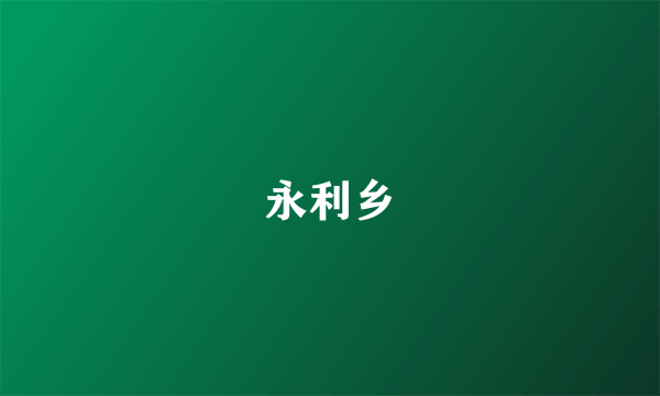永利乡
