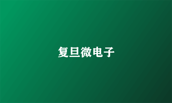 复旦微电子