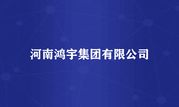 河南鸿宇集团有限公司