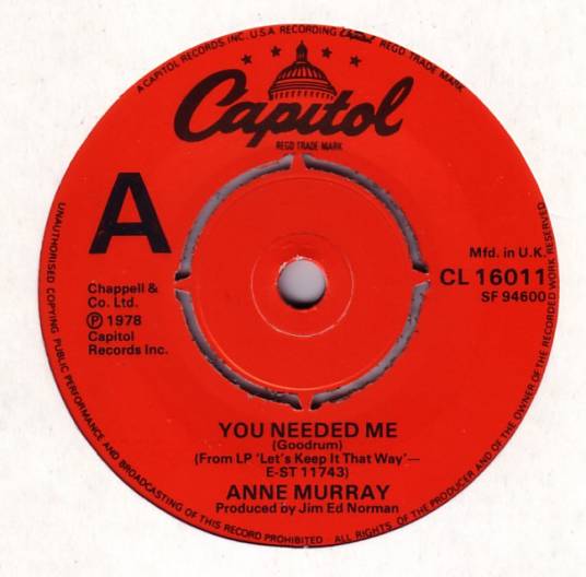 You Needed Me