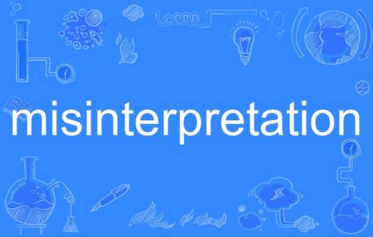 misinterpretation