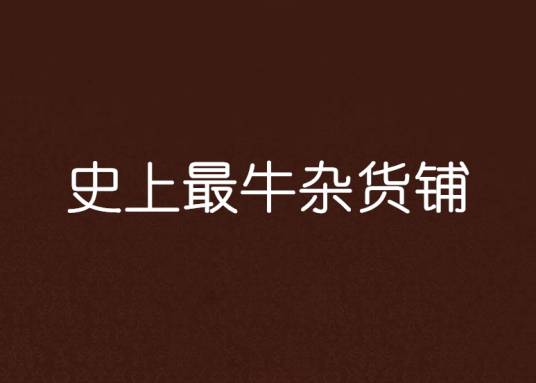 史上最牛杂货铺