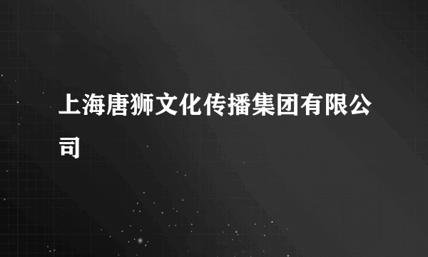 上海唐狮文化传播集团有限公司