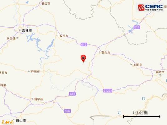 10·25敦化地震