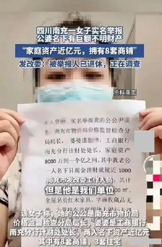 2024年南充女子举报公婆事件