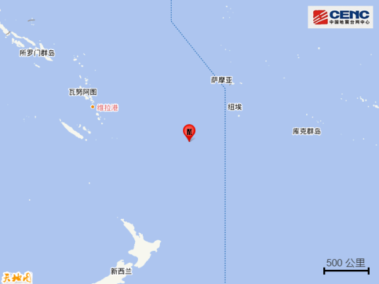 6·16斐济群岛地震