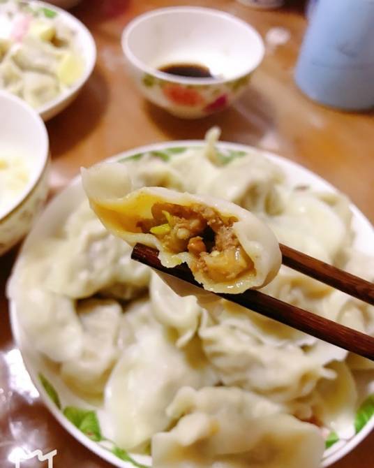 猪肉茄子馅饺子