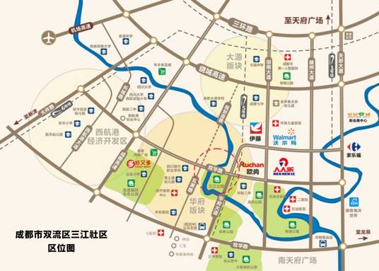 三江社区（中国四川省天府新区下辖社区）