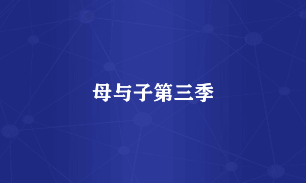 母与子第三季