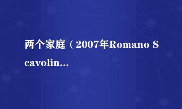 两个家庭（2007年Romano Scavolini执导的电影）