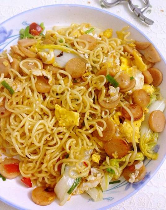 蛋炒方便面